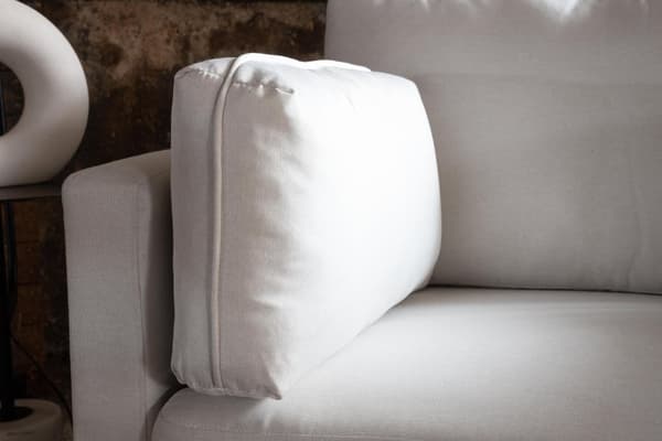 FURNLUX FÅTÖLJ BOM VIT & SVART 110CM