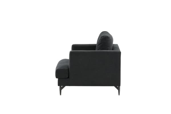 FURNLUX NOJATUOLI SOFIA MUSTA 104CM