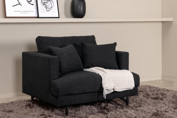 FURNLUX NOJATUOLI SOFIA MUSTA 104CM