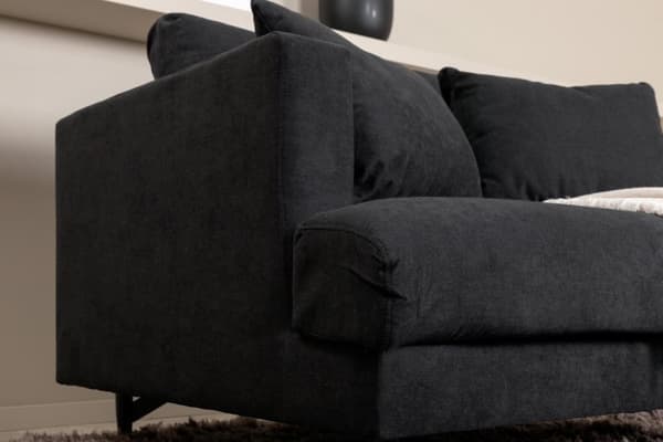 FURNLUX NOJATUOLI SOFIA MUSTA 104CM