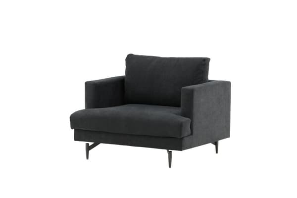 FURNLUX NOJATUOLI SOFIA MUSTA 104CM