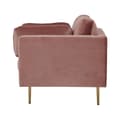 Pikkukuva 3 / 10: FURNLUX NOJATUOLI BOOM PINKKI & KULTA 110CM