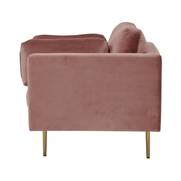 FURNLUX NOJATUOLI BOOM PINKKI & KULTA 110CM