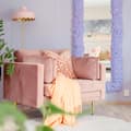 Pikkukuva 7 / 10: FURNLUX NOJATUOLI BOOM PINKKI & KULTA 110CM