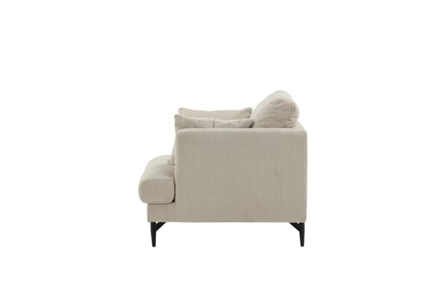 FURNLUX NOJATUOLI SOFIA BEIGE & MUSTA 104CM