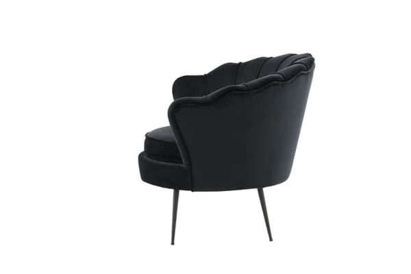 FURNLUX FÅTÖLJ CALAIS SVART 83CM