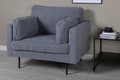 Pikkukuva 5 / 7: FURNLUX NOJATUOLI BOOM HARMAA & MUSTA 110CM