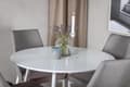 Miniatyrbillede 4 af 4: FURNLUX SPISEBORD PLAZA HVID 100CM