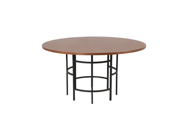 FURNLUX MATBORD COPENHAGEN VALNÖT & SVART 140CM