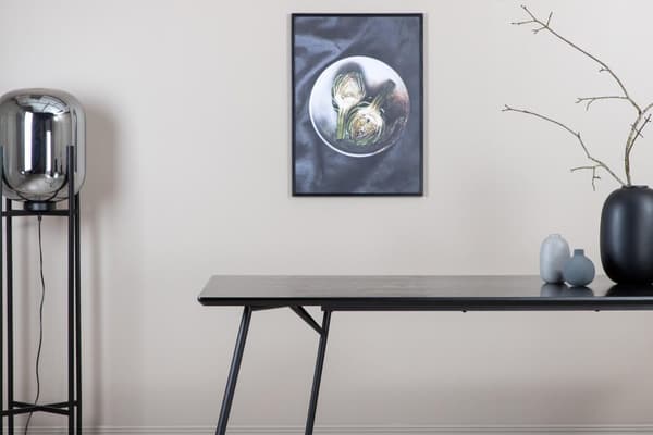 FURNLUX RUOKAPÖYTÄ PETRA MUSTA 90CM