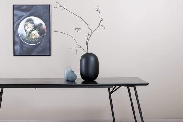 FURNLUX RUOKAPÖYTÄ PETRA MUSTA 90CM