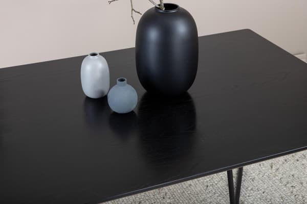 FURNLUX RUOKAPÖYTÄ PETRA MUSTA 90CM