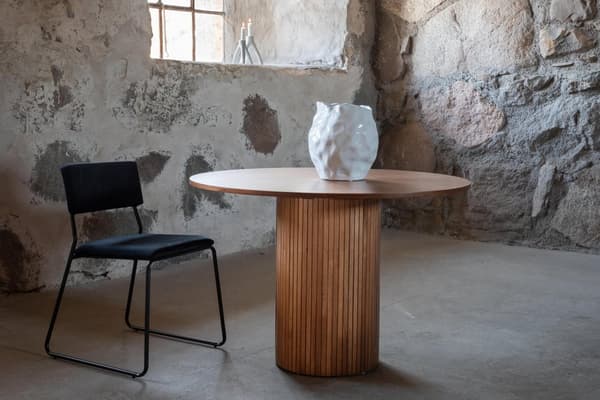 FURNLUX MATBORD BIANCA VALNÖT 110CM