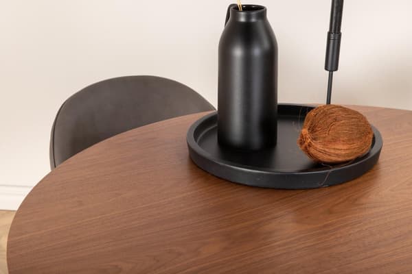 FURNLUX MATBORD BIANCA VALNÖT 110CM