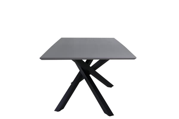 FURNLUX SPISEBORD PIAZZA GRÅ & SORT 90CM