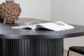 Miniatyrbild 8 av 11: FURNLUX MATBORD BIANCA SVART 90CM