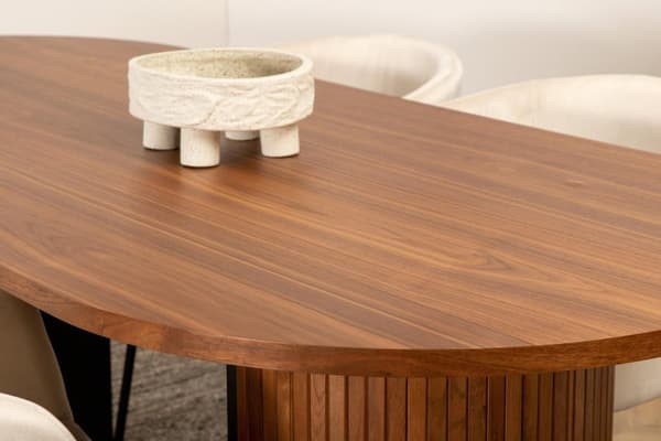 FURNLUX MATBORD BIANCA VALNÖT 90CM