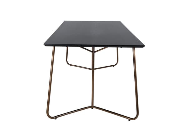 FURNLUX MATBORD PETRA SVART & KOPPAR 90CM