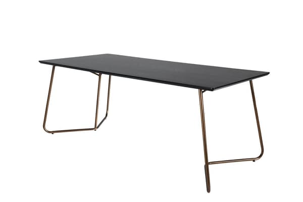 FURNLUX MATBORD PETRA SVART & KOPPAR 90CM
