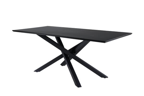 FURNLUX RUOKAPÖYTÄ PIAZZA MUSTA 90CM