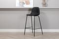 Miniatyrbild 4 av 8: FURNLUX BARSTOL POLAR GLOSSY BLACK & BLACK 42CM