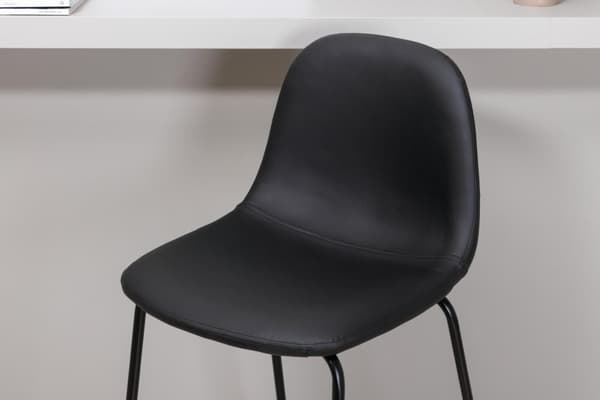 FURNLUX BARSTOL POLAR GLOSSY BLACK & BLACK 42CM