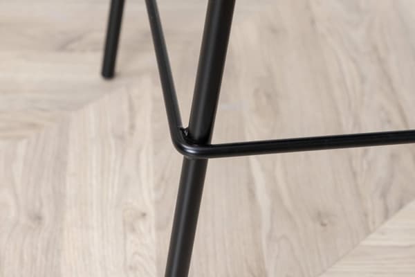 FURNLUX BARSTOL POLAR GLOSSY BLACK & BLACK 42CM