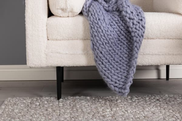 FURNLUX FÅTÖLJ BOM CREME & SVART 110CM