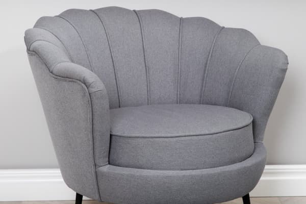 FURNLUX LÆNESTOL CALAIS GRÅ & SORT 83CM
