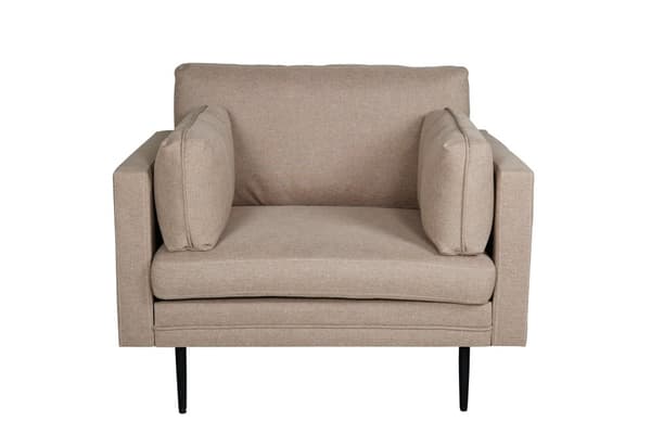 FURNLUX NOJATUOLI PUOMI VAALEANRUSKEA & MUSTA 110CM