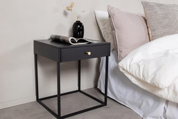 FURNLUX YÖPÖYTÄ BAKAL MUSTA 41CM