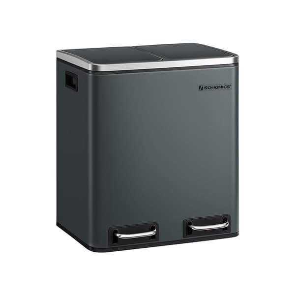 Avfallsbeholder i metall, 30 liter