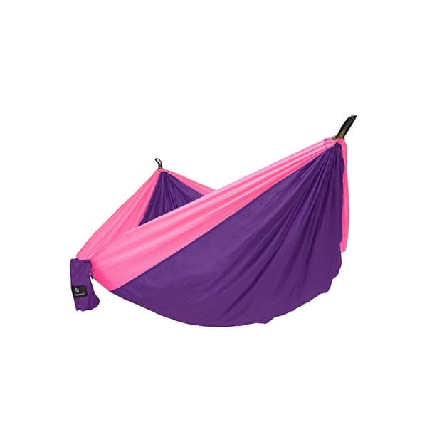 Hängmatta 275 x 140 cm lila-rosa