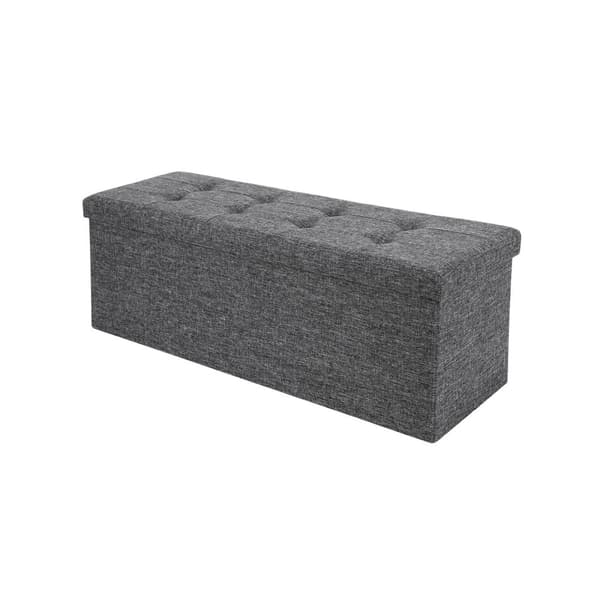 Byrå 110 cm mörkgrå melerad