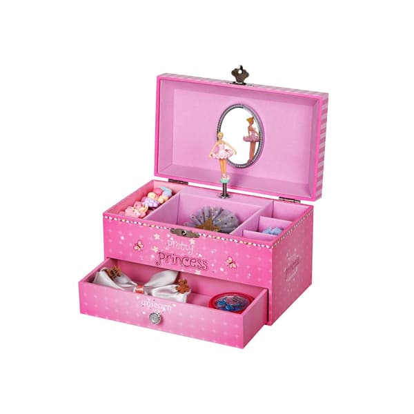 Speldosa "Vacker Prinsessa" rosa