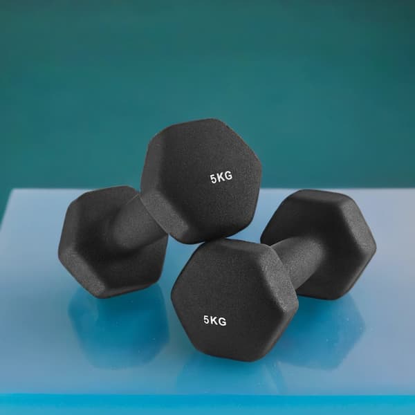 Hantlar, set om 2, 2 x 5 kg