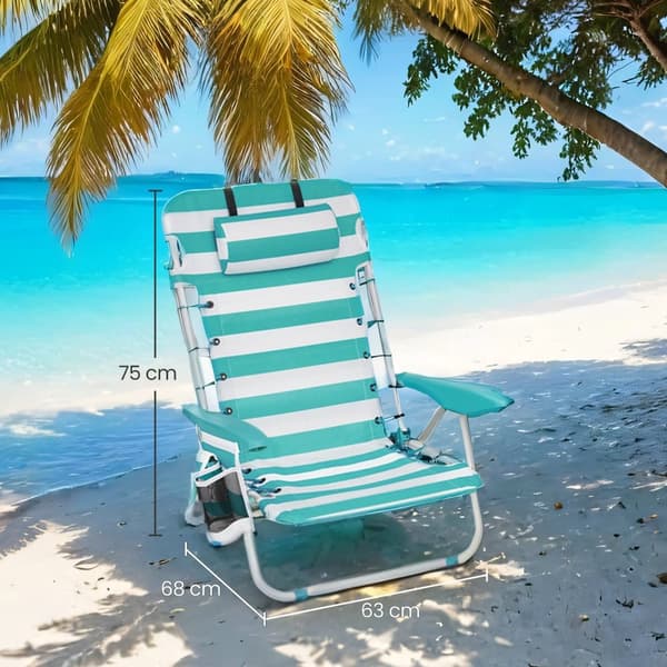 Strandstol, campingstol, hopfällbar