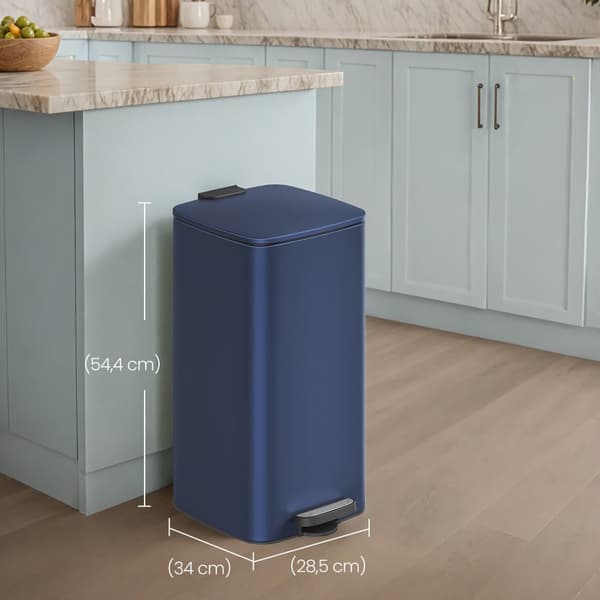 Køkkenaffaldsspand, 30 liters affaldsspand, pedalspand