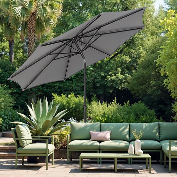 Parasol 340 cm, UPF 50+, strandparasol