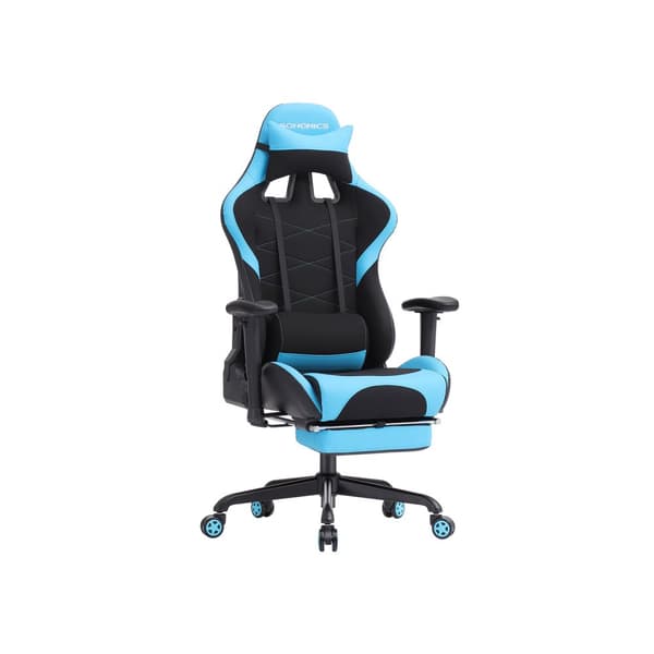 Gamingstol svart-blå