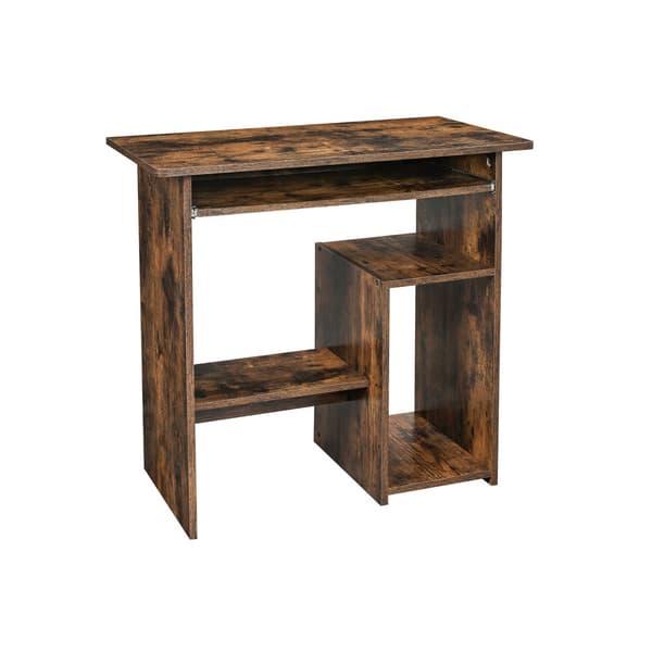 Datorbord 80 x 45 x 74 cm med tangentbordshylla