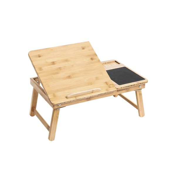 Bambu laptopbord med låda