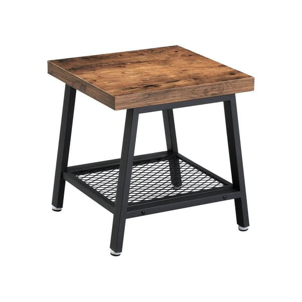 Litet sidobord i industriell design