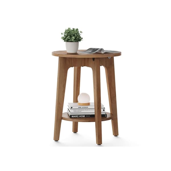 Sidebord med hylle i moderne stil
