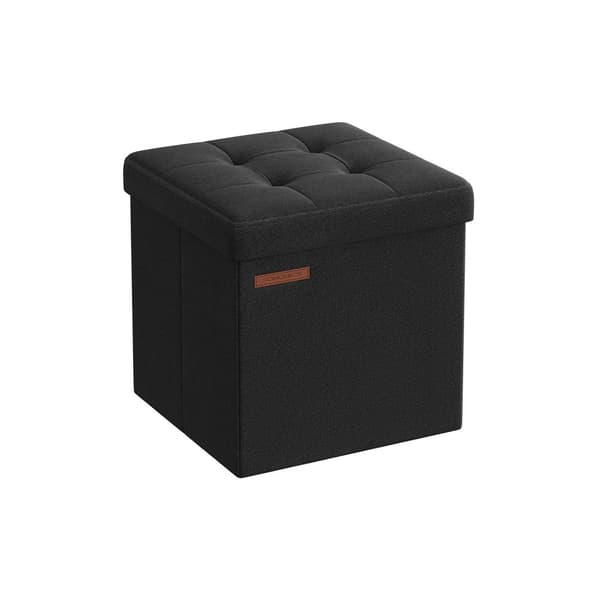 30 cm bänk med förvaringsutrymme basic svart