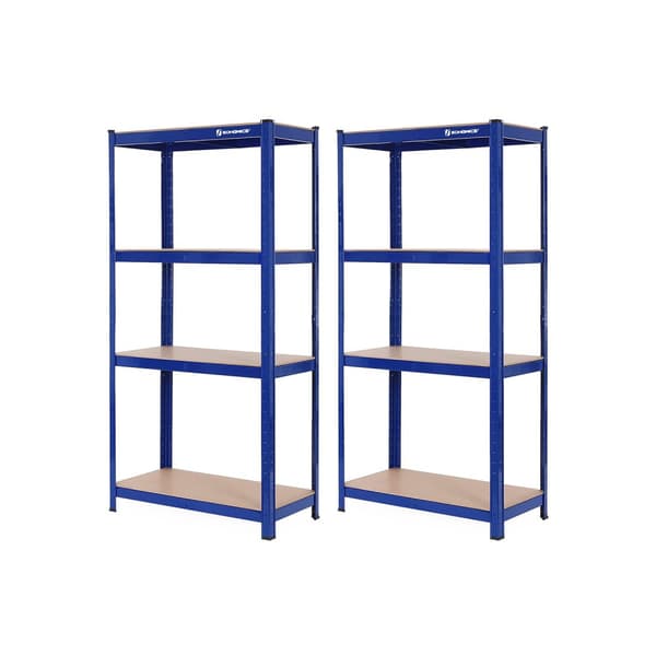 Set med 2 källarhyllor 160 cm höga