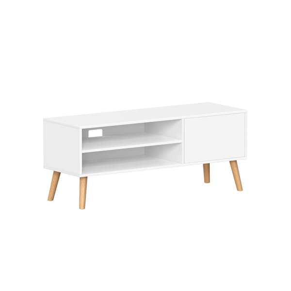 TV-skap med 1 dør 40 x 120 x 49 cm hvit