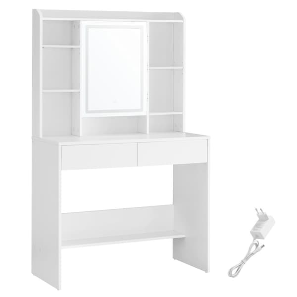 Sminkbord med LED-belysning