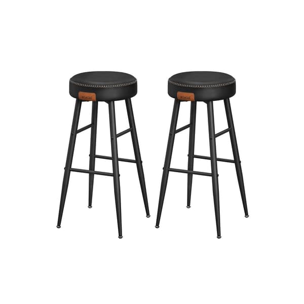 EKHO Collection - Barstolsset om 2, enkel svart