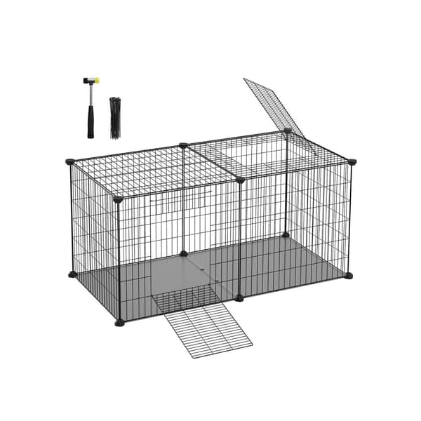 Bur til små dyr 102 x 51 x 51 cm med 2 døre XL